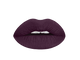 gothic plum liquid lipstick swatch
