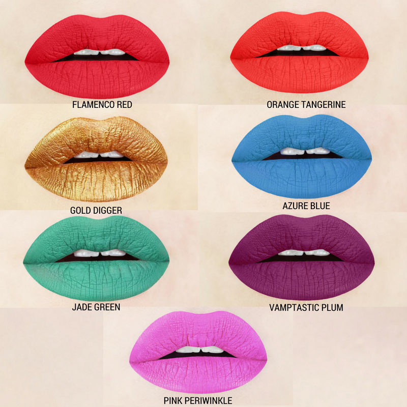 Rainbow Liquid Lipstick Bundle Vegan Lipstick