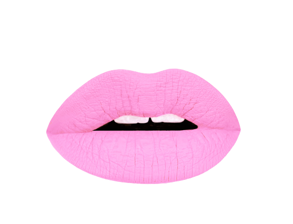 light pink matt lipstick