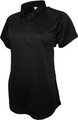LADIES - POLO -BLACK - DCC GIRLS WRESTLING LOGO
