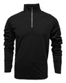 UNISEX - 1/4 ZIP PULLOVER - BLACK - THUNDER FOOTBALL LOGO