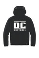 NEW ERA DOUBLE BACK PULLOVER HOODIE - BLACK - DC SOFTBALL  LOGO