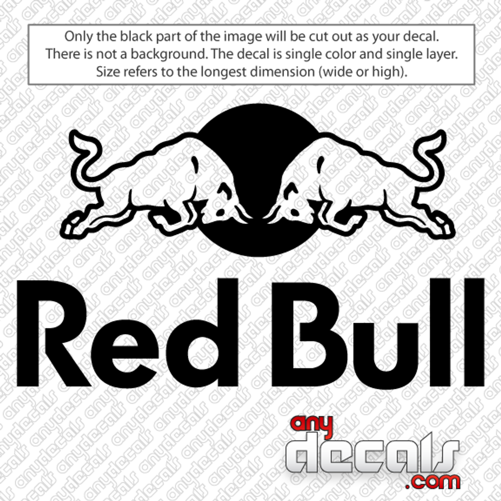 Car Decals Car Stickers Red Bull Energy Car Decal