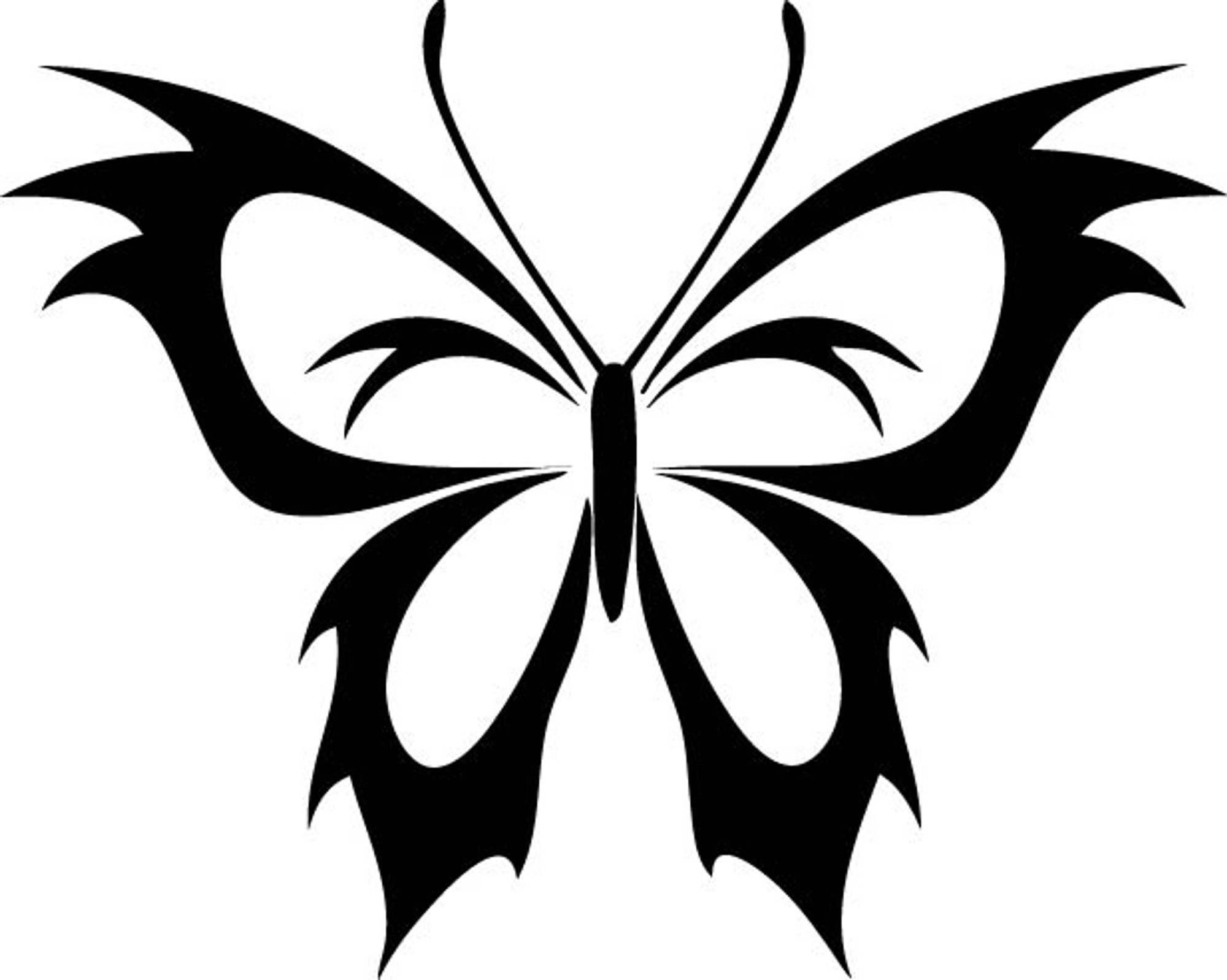 Insect Car Decals - Car Stickers | Butterfly Car Decal 12 | AnyDecals.com