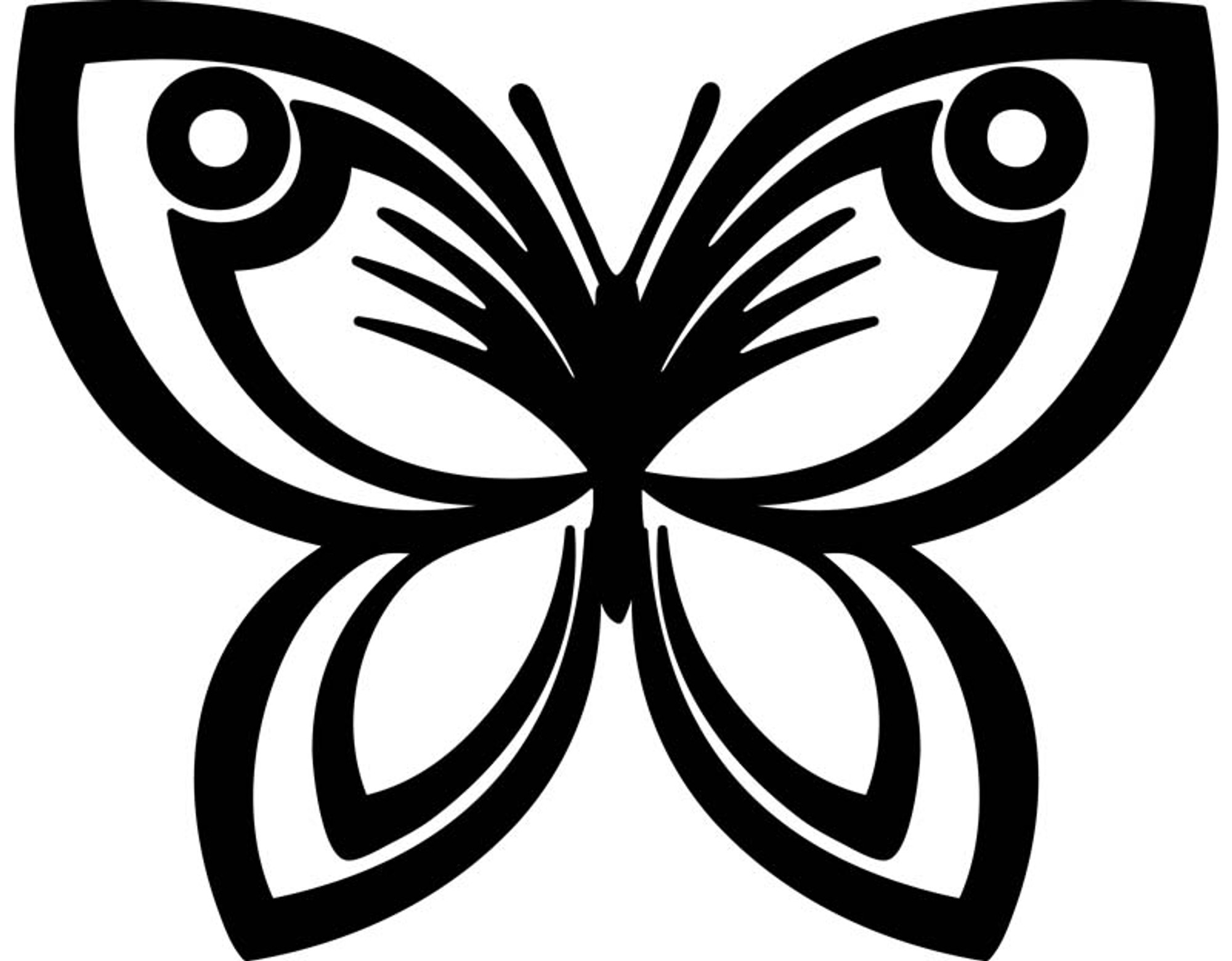 Insect Car Decals Car Stickers Butterfly Car Decal 20 AnyDecals Com   Butterfly  61232.1326173696 