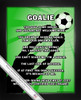 Framed Soccer Goalie 8x10 Sport Poster Print