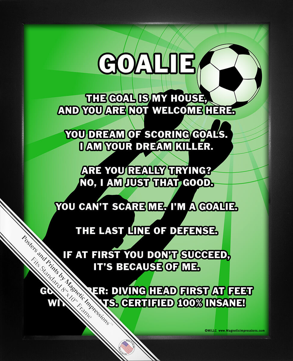 Soccer Goalie 8x10 Sport Poster Print