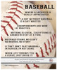Baseball Player Gritty 8x10 Poster Print