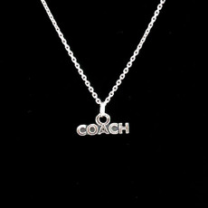 Coach Sterling Silver Charm Close up