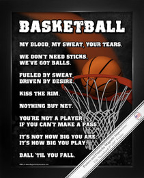 Framed Basketball Player 8x10 Sport Poster Print