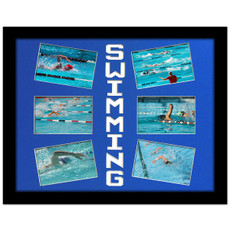 Swimming Photo Mat in Bright Blue