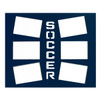 Unframed Soccer Player Photo Mat Gift 16” x 20” in royal blue