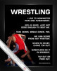 Framed Wrestler 8x10 Sport Poster Print