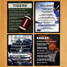 Poster Prints Personalized with Team Names