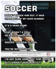 Soccer Player Male 8” x 10” Sport Poster Print
