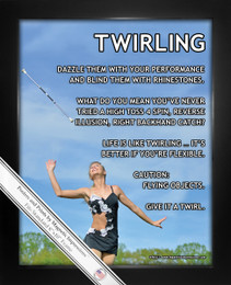 Framed Twirling 8x10 Sport Poster Print