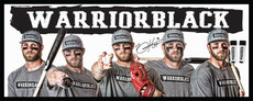 Bryce Harper 12” x 30” Poster with 2 Warriorblack Eye Black Sticks-Black