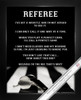 Framed Referee 8x10 Poster Print