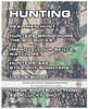 Hunting 8x10 Sport Poster Print