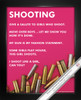 Framed Shooting Girl 8” x 10” Sport Poster Print