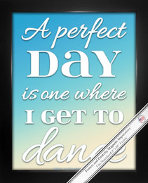 Framed Dance Perfect Day 8” x 10” Sport Poster Print