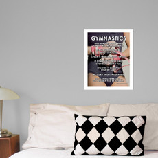Gymnastics Leotard 13.75” x 17” Wall Decal in room