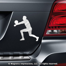 Volleyball Player Male Car Magnet on car
