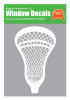 Lacrosse Head Decal Sticker
