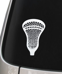 Lacrosse Head Decal Sticker on Car
