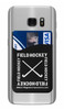 Field Hockey Crossed Sticks Cell Phone Wallet. Phone and cards not included.