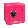 Kid’s Frontier Safe Coin Saver Bank with 2 Digit Combination Lock in hot pink