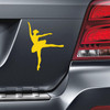 Ballet Dancer Car Magnet in Yellow