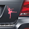 Ballet Dancer Car Magnet in Pink