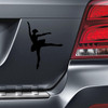 Ballet Dancer Car Magnet in Black