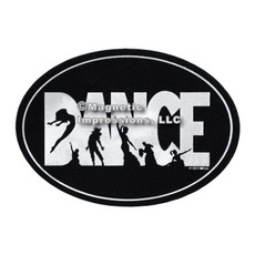 Dance Word Car Magnet