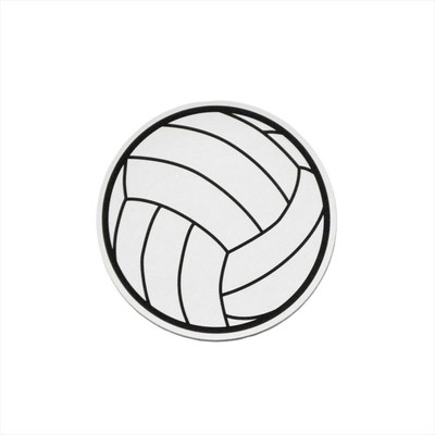 Volleyball Printed Car Magnet