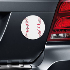 Baseball Printed Car Magnet on Car