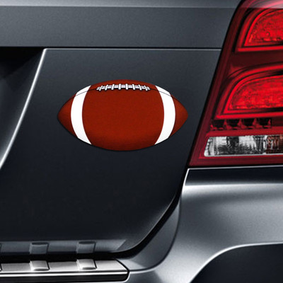 Football Printed Car Magnet on Car