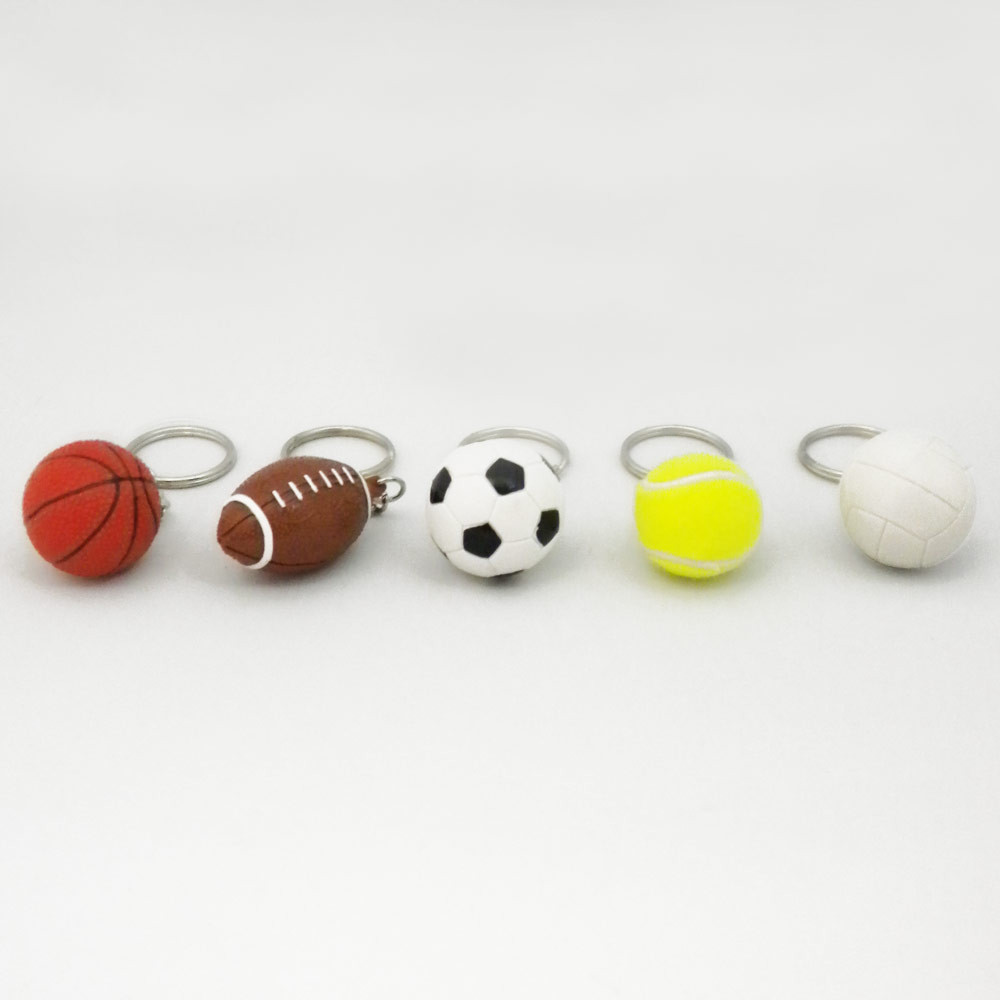 Sports themed keychains