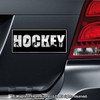 Ice Hockey Word Car Magnet Women’s Chrome on Car