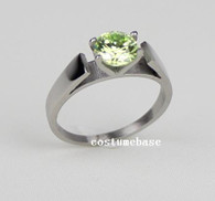 GREEN PERIDOT RING