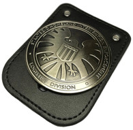 Avengers Agents Of Shield S.H.I.E.L.D. BADGE w/ LEATHER BADGE HOLDER Props