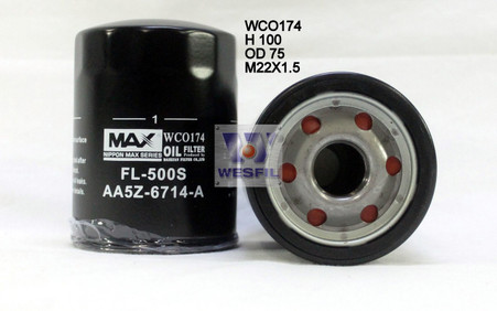 WCO174 (MOF500) NIPPON MAX OIL FILTER