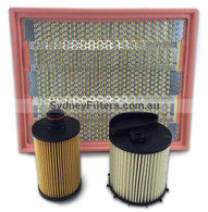 SSANGYONG ACTYON 2.0L XDi TURBO DIESEL AIR OIL FUEL FILTER KIT | 2013->on