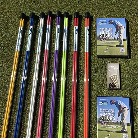 Tour Sticks Golf Alignment Stick (Dark Green)