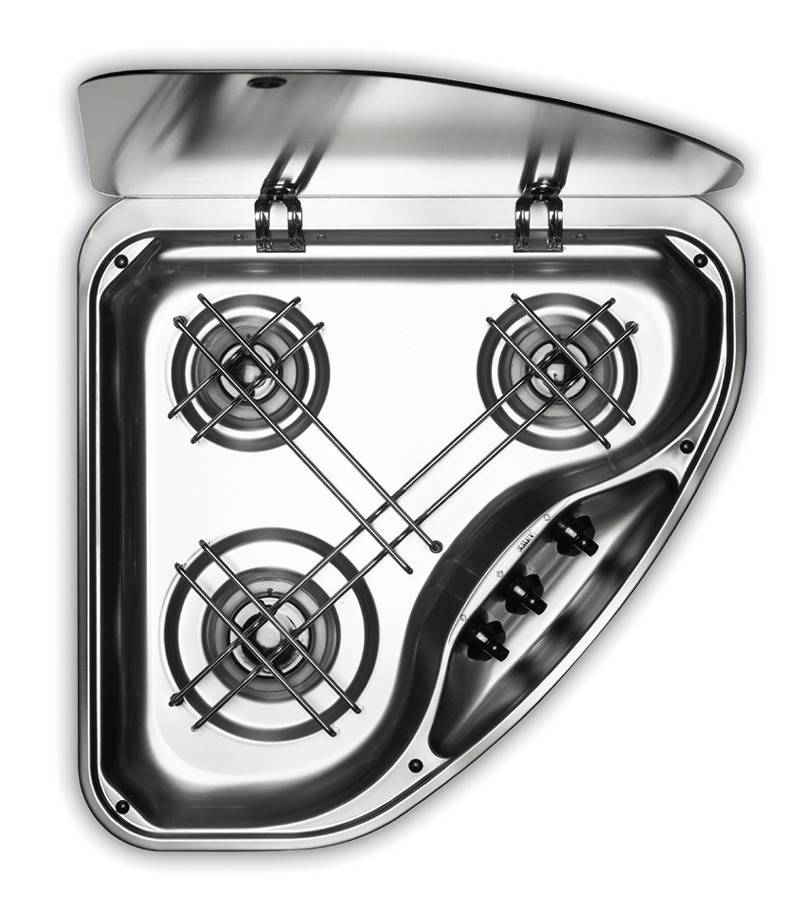 Dometic Smev PI9003 Triangular Stainless Steel Caravan Motorhome 3