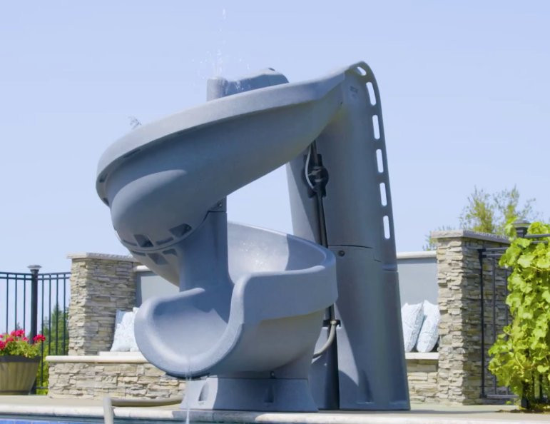 SR Smith Helix 2 360 Degree Swimming Pool Water Flume Slide