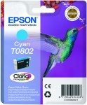 Epson T0802 cyan ink cartridge