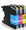 Compatible Brother LC1280 cyan magenta yellow multipack printer ink cartridges