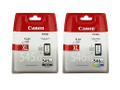 Original Canon PG 545XL CL546XL printer ink cartridges. Black & colour high capacity cartridges